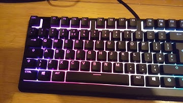 SteelSeries Apex 3 RGB Gaming Keyboard unboxing 4K