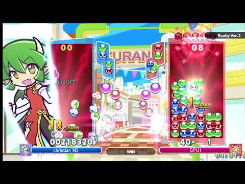 Puyo Puyo Champions PC Draco VS Amitie Fever Mode