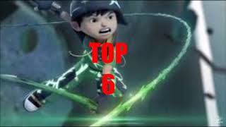 ranking all element of boboiboy