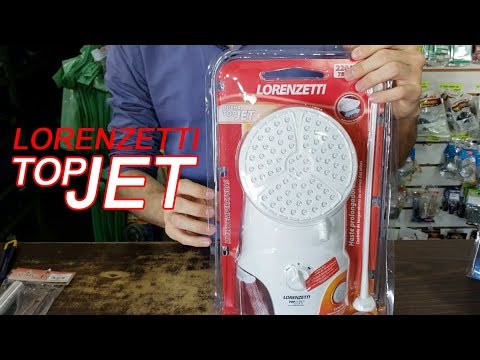 Chuveiro ducha top jet eletrônica 127v 5500w lorenzetti