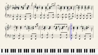 Video thumbnail of "Do It, Try It - M83 - Piano Sheet Music"