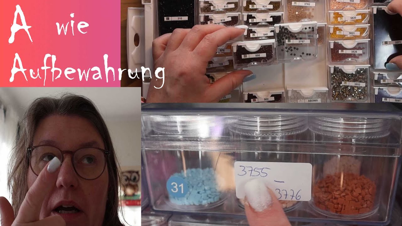 Das Painting ABC heute mit A wie Aufbewahrung der Steine und Bilder