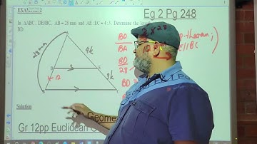 The proportionality theorem | The first proportionality theorem | Euclidean Geometry