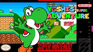 SMW:Yoshi's Super Adventure (Snes) - Full Gameplay screenshot 4