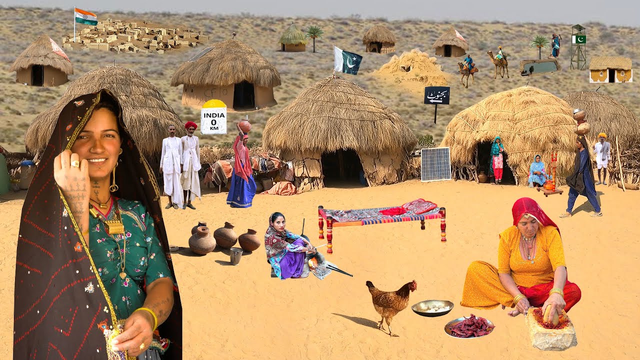 Уникальная жизнь пакистанской женщины в пустынной деревне | Древняя культура | Традиционная еда