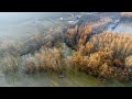 A megáradt Duna, Érd (Ófalu) 4k drónvideó