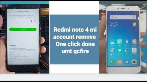 Redmi note 4 - mi account remove test point one click done - umt qcfire 1000% Ok