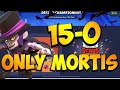 15-0 with MORTIS in CHAMPIONSHIP CHALLENGE