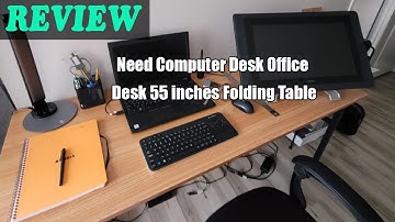 Need Computer Desk Office Desk 55 inches Folding Table 2022 Review