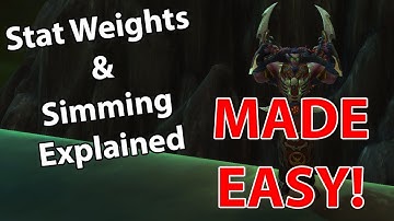 Stat Weights & Simming Made Easy!  Get Your Personalized Stat Weights NOW!