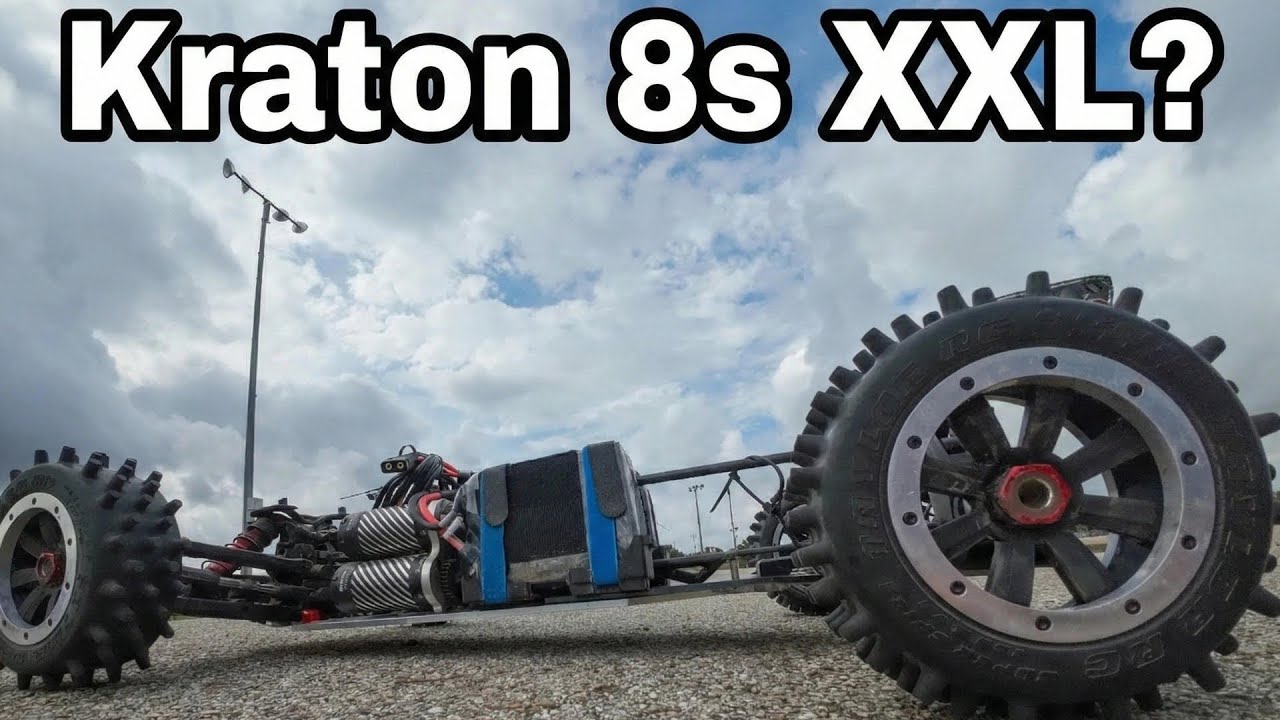 New Build Test! Dual motor Kraton 8s, super stretch wheelbase