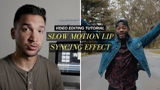 A couple years ago i saw this effect in music video where the artist
looked like he was singing his lyrics slow motion or lip syncing
slow...