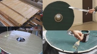 Making, testing and repairing a Viking centergrip shield