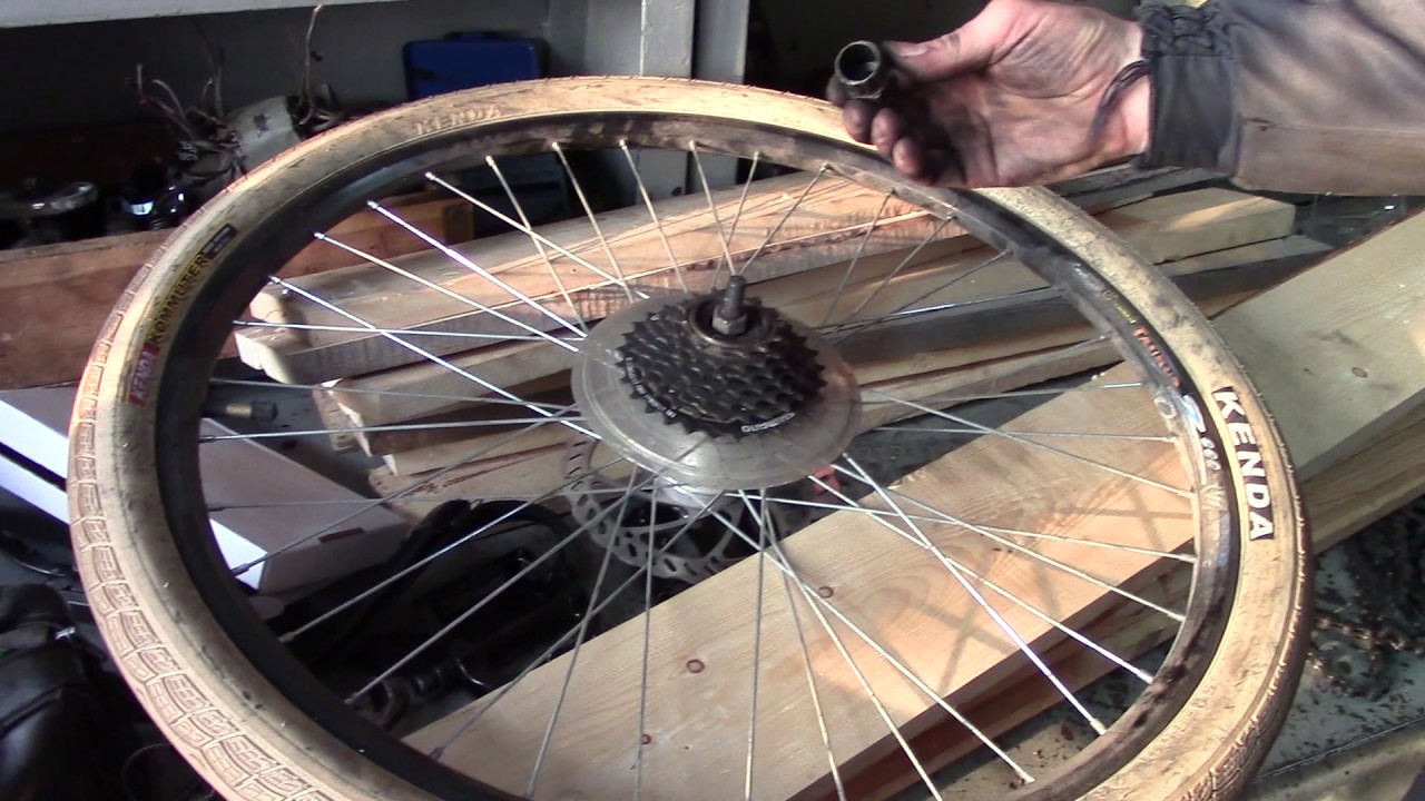 Как поменять обод на велосипеде - фото