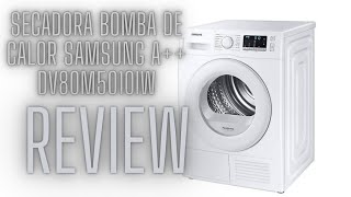 REVIEW y Bomba de calor Samsung A++ DV80M5010IW - YouTube