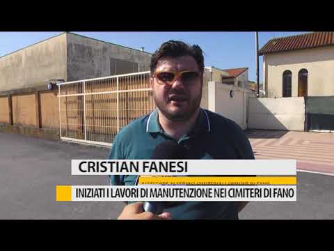 Iniziati i lavori di manutenzione nei cimiteri di Fano