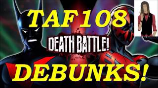Debunk Is Batman Really Beyond Spider-Man 2099? Screw Attacks Death Battle Debunked.