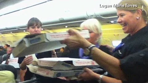 Pizza pilot: Our passengers are family