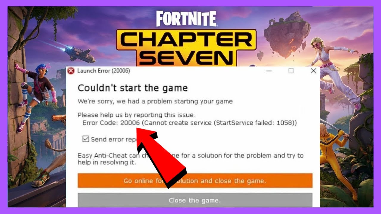 How to Fix Fortnite Launch Error 20006 (2026 FIX) - YouTube