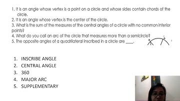 REVIEW FOR THE SUMMATIVE TEST Part 1