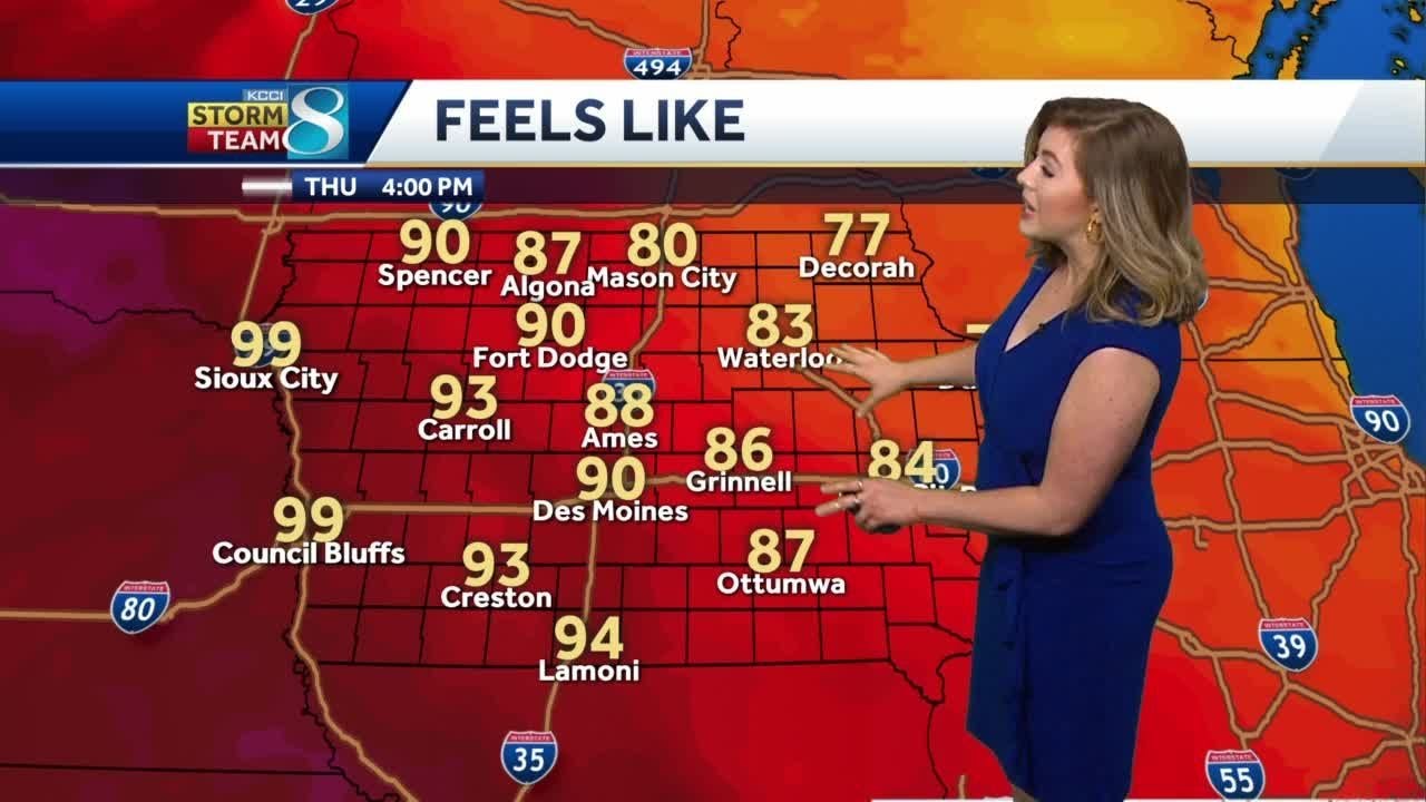 Temperatures inching toward the 90s - YouTube