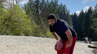 I took the Plunge in GLACIER WATER!!!!!