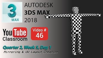 3DS Max 2018 Class #46 (Mirroring)
