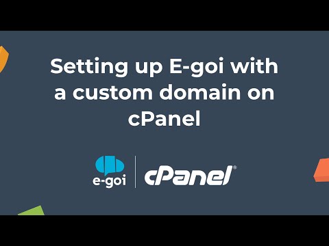 E-goi Tutorial | Setting up E-goi with a custom domain on cPanel