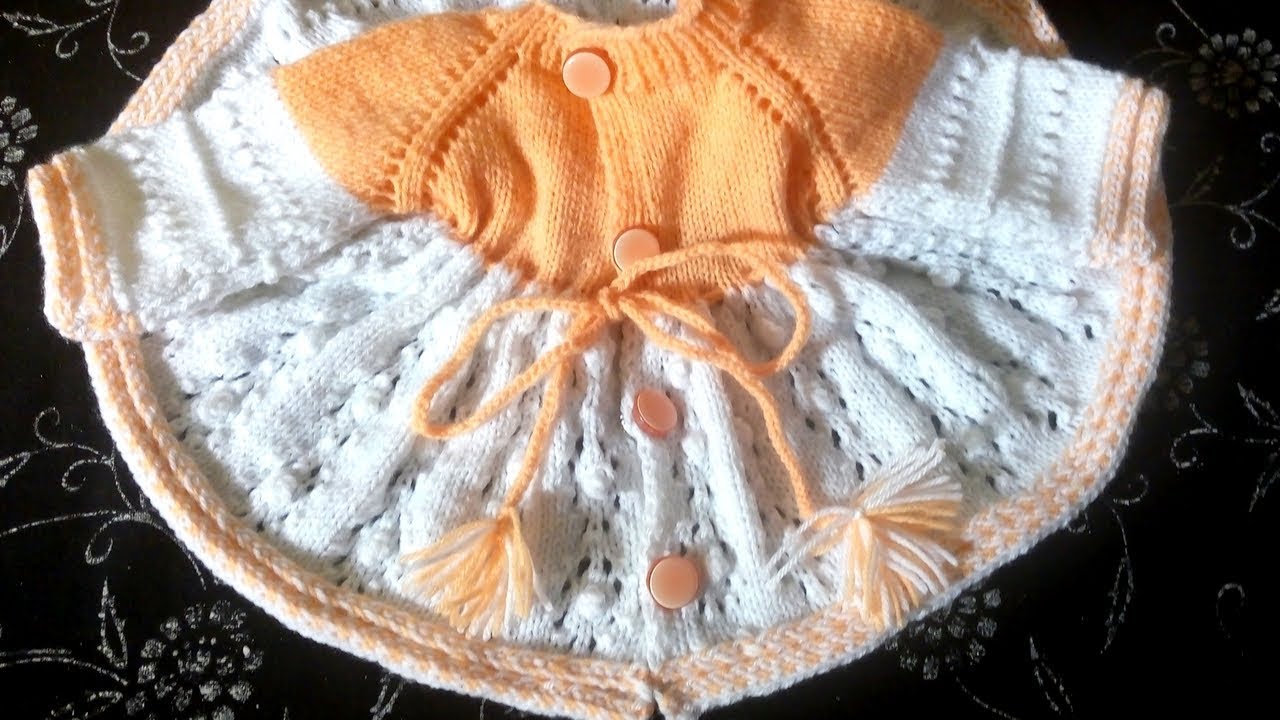 baby frock knitting in hindi