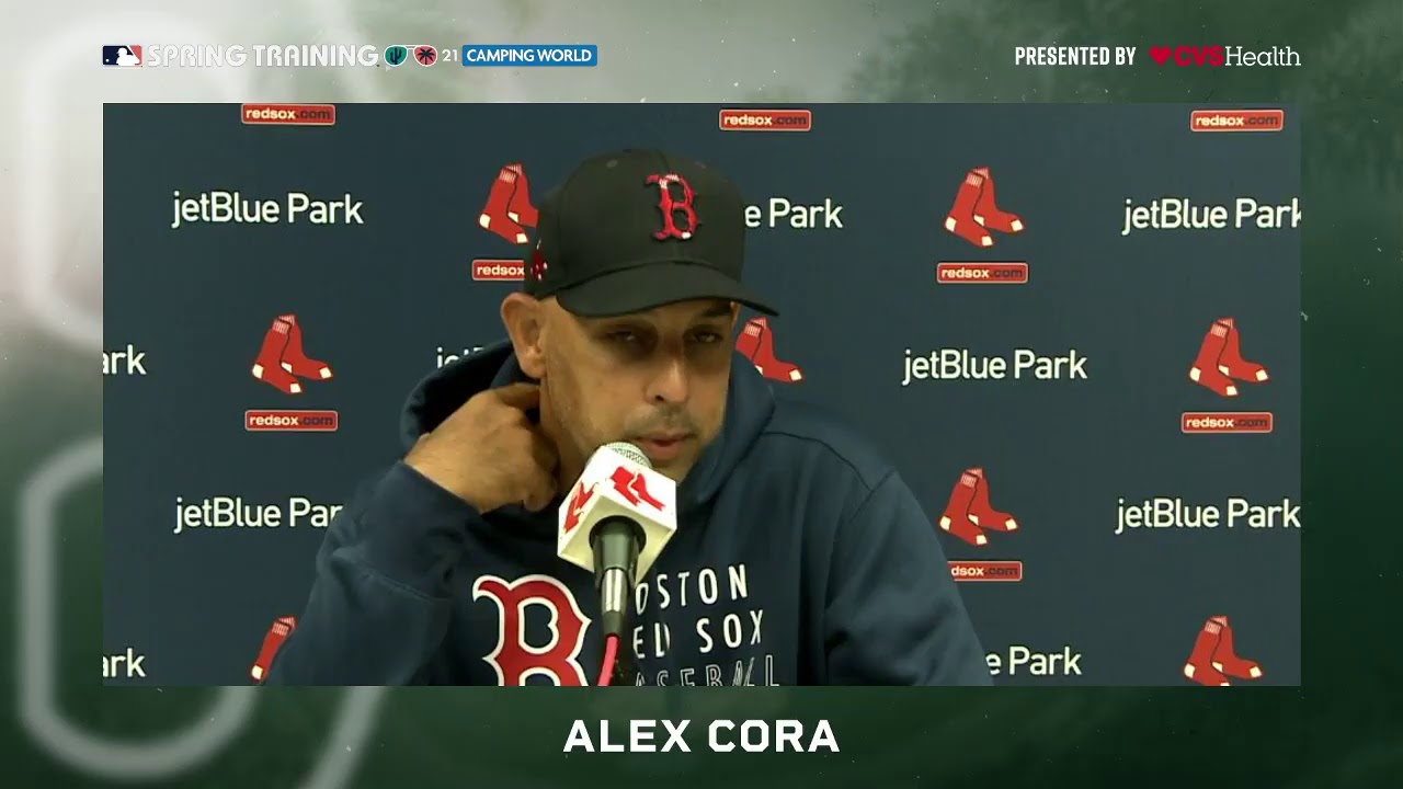 Live Pregame Alex Cora presented by CVS Health