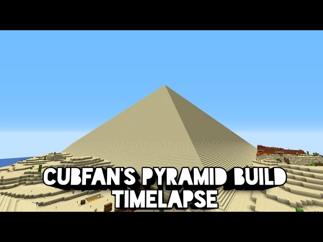 wallpapers Minecraft Pyramid Cubfan pyramid build timelapse
