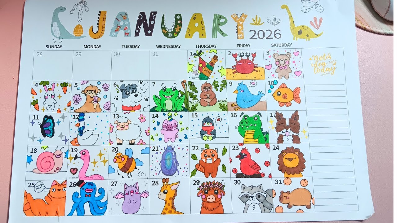 January 2026 Calendar