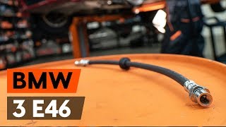 How to replace Brake Hose on BMW 3 Convertible (E46) - video tutorial
