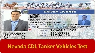 Nevada CDL Tanker Vehicles Test