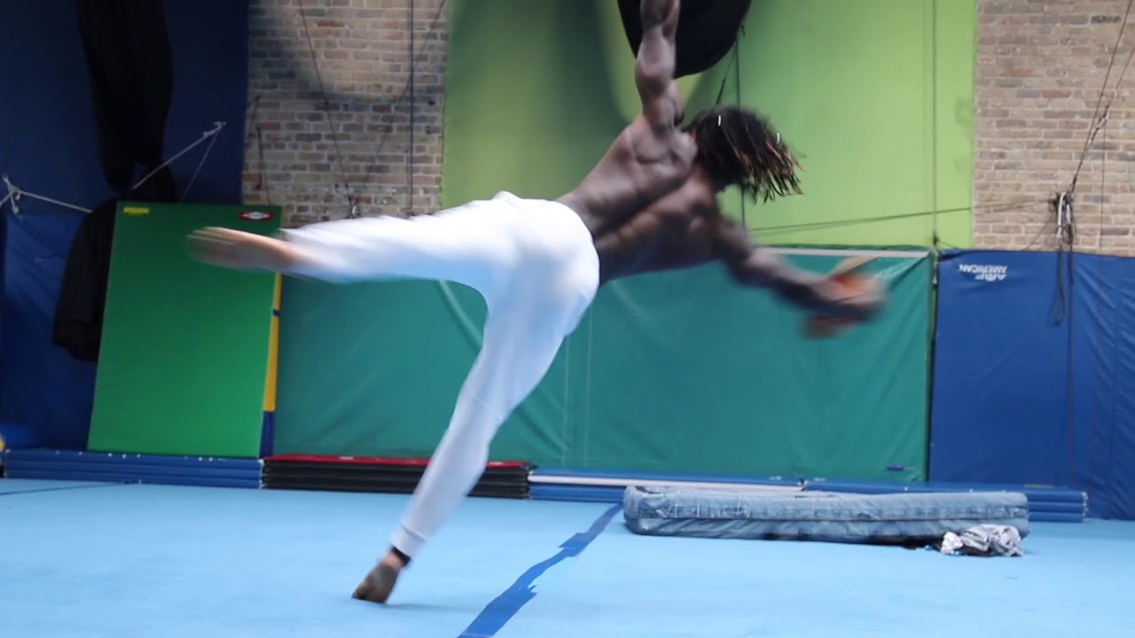 alseny  acro sylla straps training demo