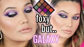 FOXY EYE MAKEUP... But make it GALAXY