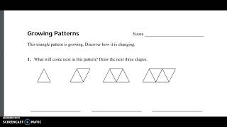 Growing Patterns