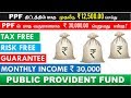 How to get monthly Income from PPF explained in Tamil PPF மாத வருமானமாக ₹ 30,000.00 பெறுவது எப்படி?