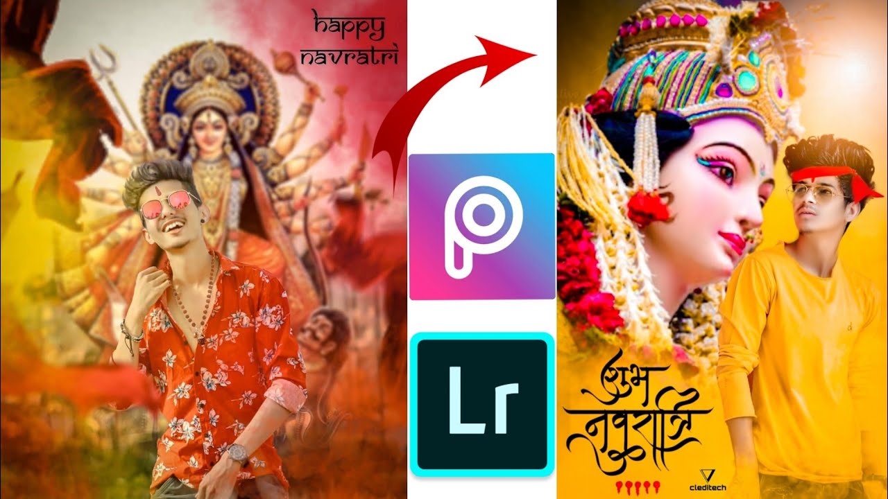 Durga Puja Photo Editing Tautorial PicsArt|PicsArt Navratri Photo Editing TautorialMaa durga|