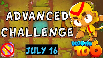 Bloons TD 6 Advanced Challenge | The Only Tower | No MK No Powers Used | July 16 2023