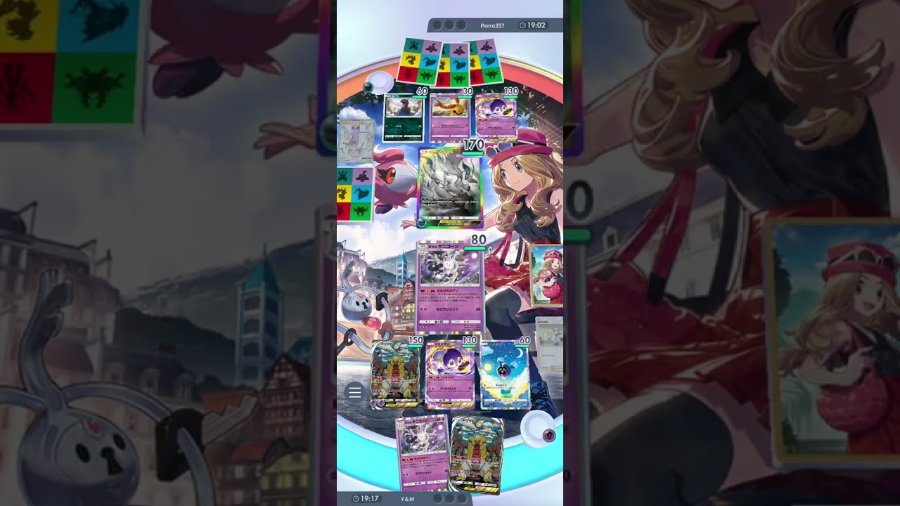 ポケポケ大戦動画です。ワンパンでポイントゲット