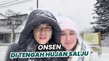 BBRRR.. LUNA DAN MAXIM KEDINGAN DI TENGAH HUJAN SALJU SAAT TRAVELING DI JEPANG