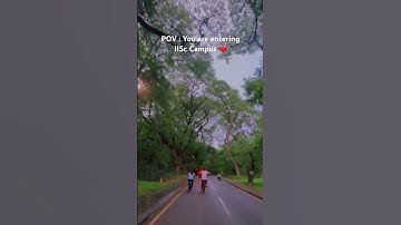 IISc Bangalore Campus | Indian Institute of Science #shorts #iisc #iit #gate