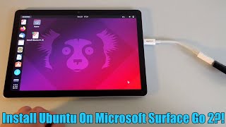 How To Install Ubuntu On Microsoft Surface Go 2 (& Boot Into Bootable Ubuntu USB Stick)