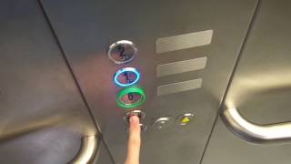 BRAND NEW Thyssenkrupp EVOLUTION BLUE MRL Traction Elevators at Zürich Airport in Kloten, SWI