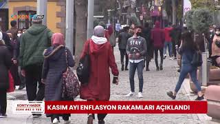 Kasım Ayı Enflasyon Rakamları Açıklandı