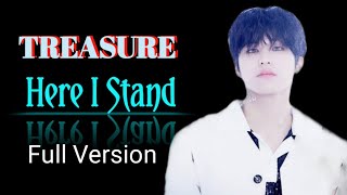 Treasure (トレジャー) "HERE I STAND" (Full Version) 2nd Japanese Song (Anime Edit)