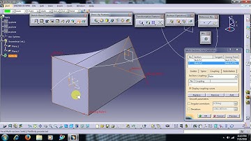 MULTI SECTION SOLID part I IN CATIA V5