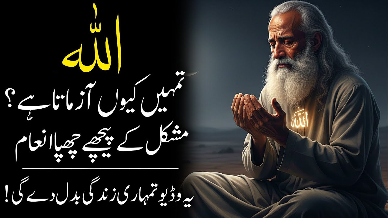 Allah Tumhein Kyun Azmata Hai? | Mushkil Ke Peechay Chhupa Inaam | Life Changing Video | Zauqish