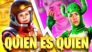 ¿QUIÉN ES QUIÉN?  Minijuego de Fortnite con mi Hermano